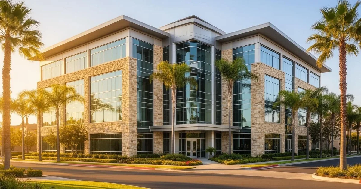 Modern commercial office property considered in an exchange planning review